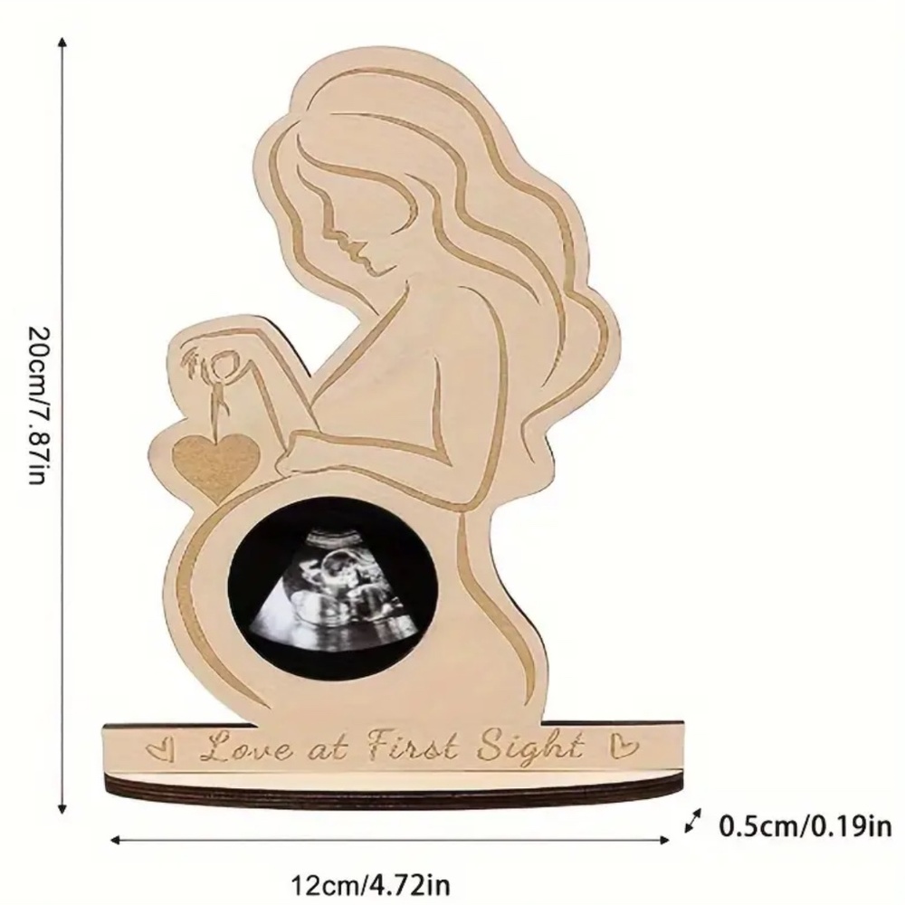 NEW! Mom and Baby Ultrasound Wooden Picture Frame! - Picture 6 of 6
